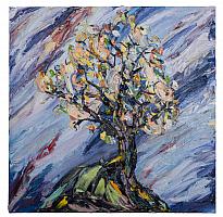 Harry_Meyer_Baum_2023_OelLw_105x105 cm